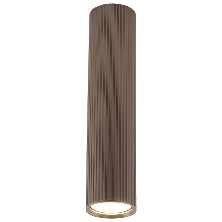 Faretto TUNE L 1xGU10/10W/230V 24 cm marrone