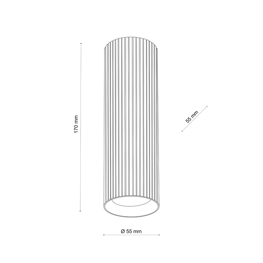 Faretto TUNE M 1xGU10/10W/230V 17 cm bianco