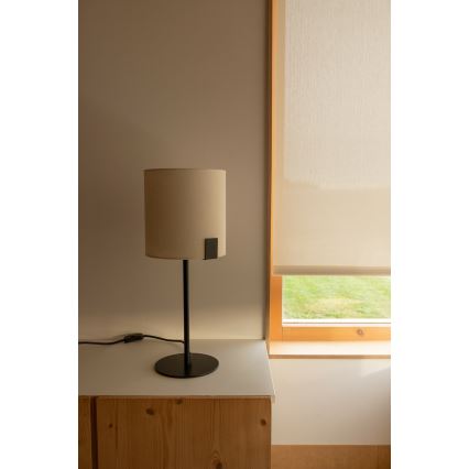 FARO 20054 - Lampe de table NILA 1xE27/15W/230V crème/noir