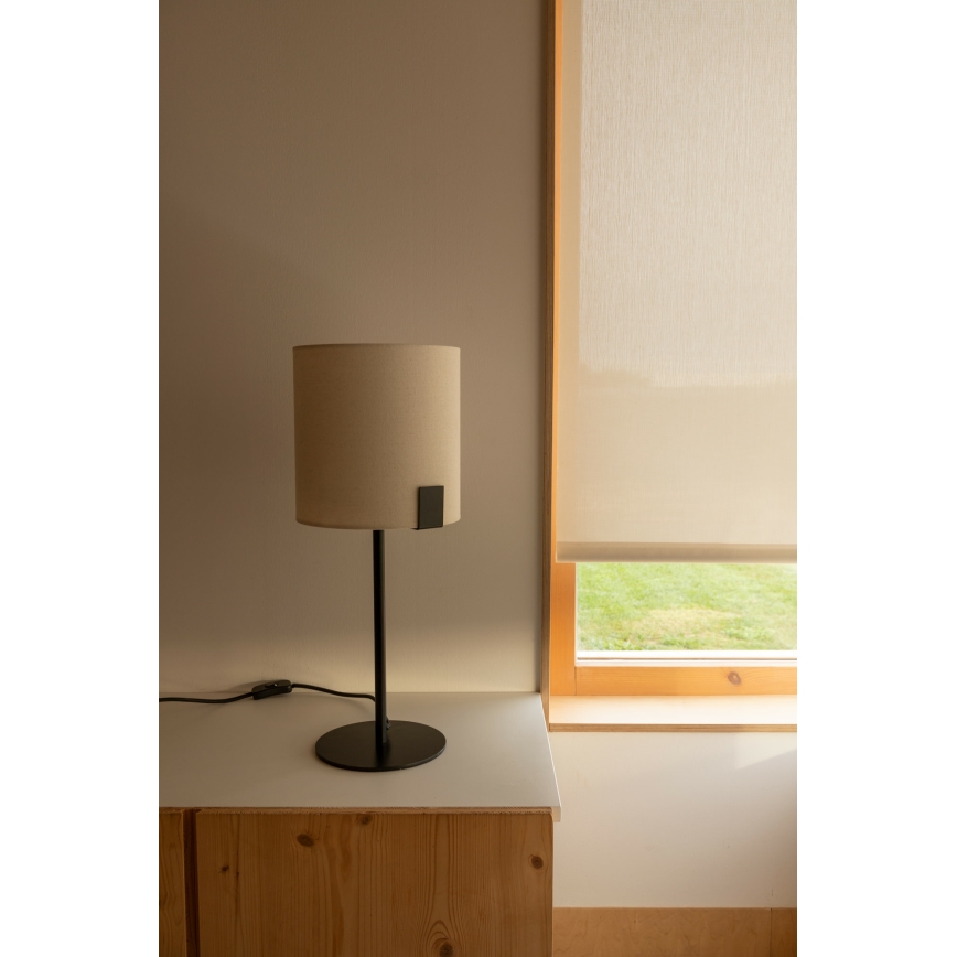 FARO 20054 - Lampe de table NILA 1xE27/15W/230V crème/noir