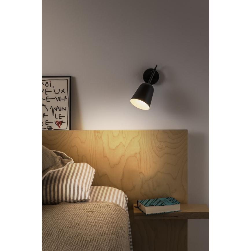 FARO 28257 - Applique STUDIO 1xE14/8W/230V nero