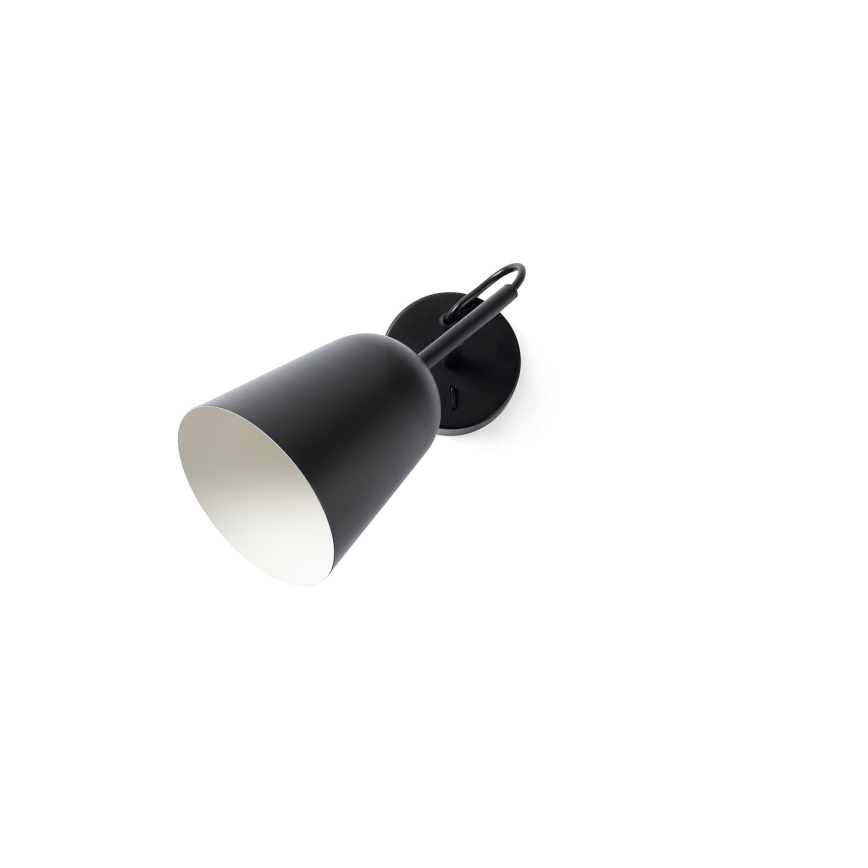 FARO 28257 - Wandleuchte STUDIO 1xE14/8W/230V schwarz