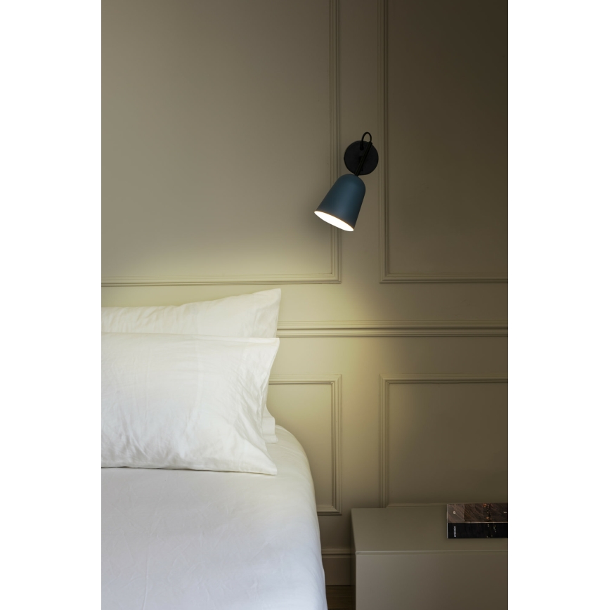 FARO 28274 - Applique STUDIO 1xE14/8W/230V blu/nero