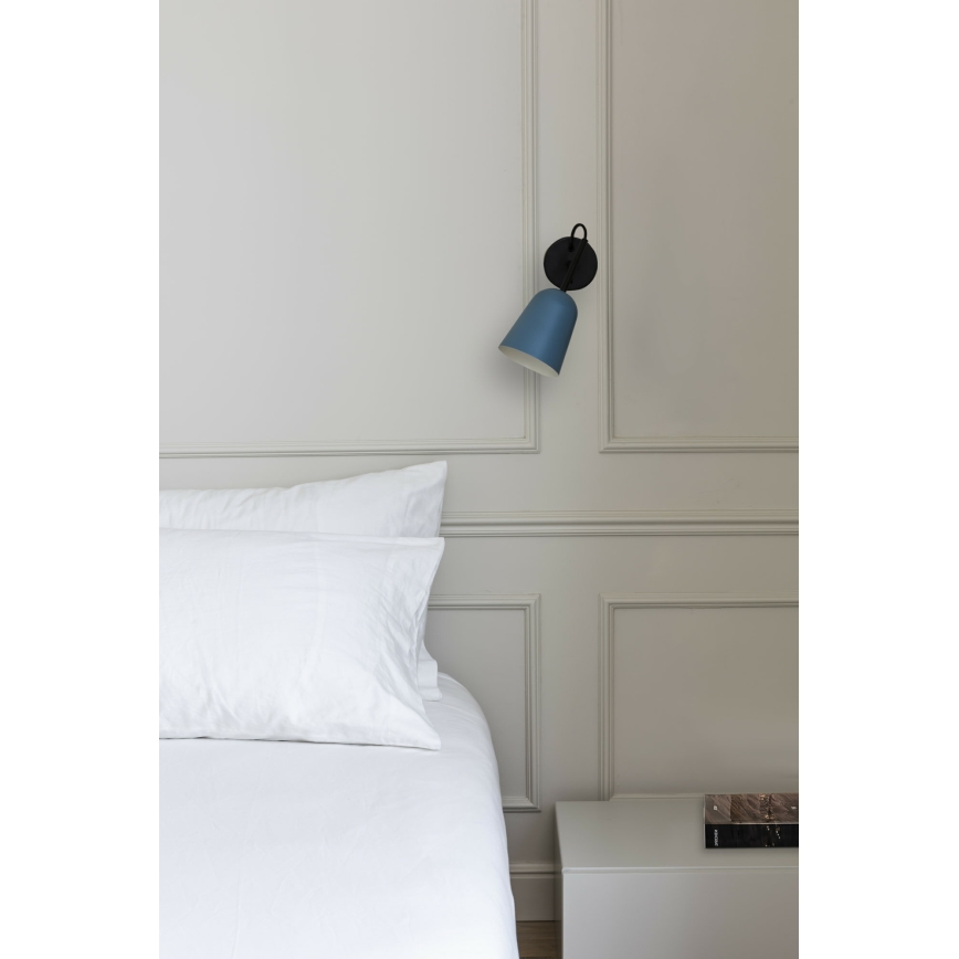 FARO 28274 - Applique STUDIO 1xE14/8W/230V blu/nero