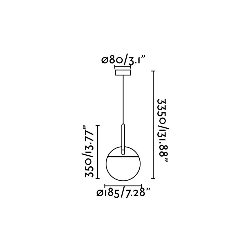 FARO 28375 - Suspension avec fil MINE 1xE27/40W/230V