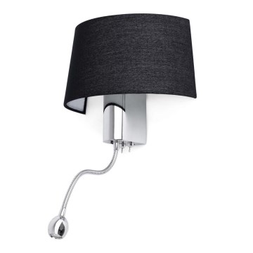 FARO 29946 - Applique a LED HOTEL 1xE27/15W/230V + LED/1W