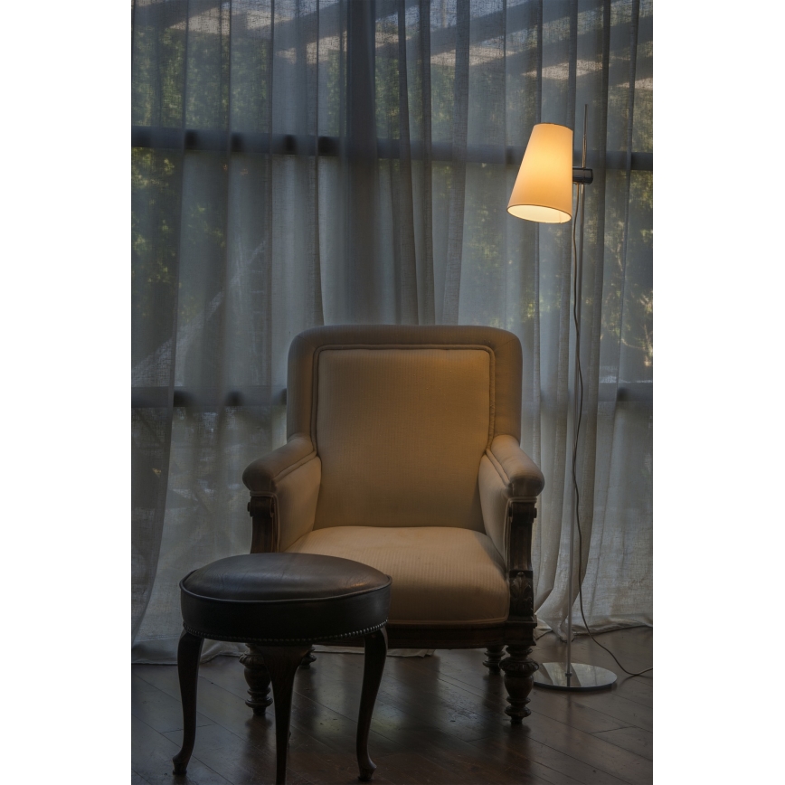 FARO 29998 - Lampada da terra LUPE 1xE27/20W/230V cromo luminoso