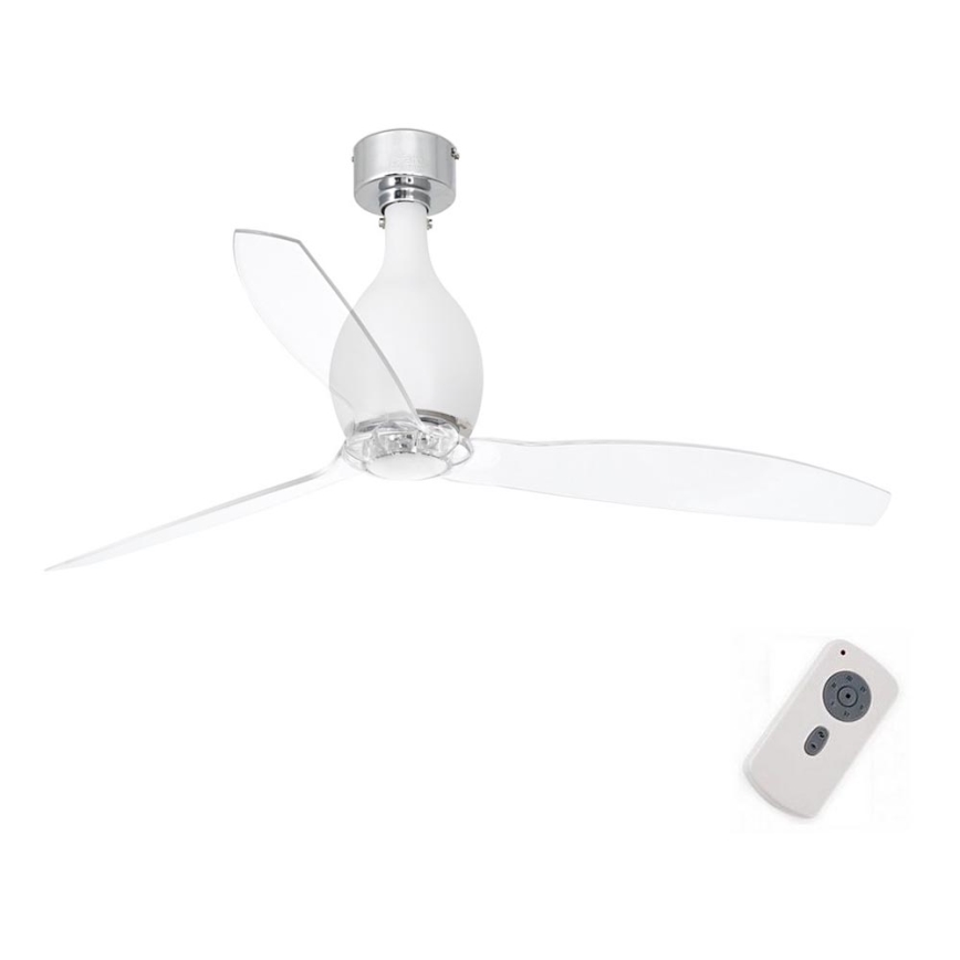 FARO 32025 - Ventilatore da soffitto MINI ETERFAN bianco opaco/limpido