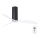 FARO 32036 - Ventilatore da soffitto TUBE FAN nero/limpido d. 128cm + telecomando