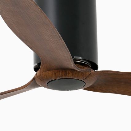 FARO 32037WP - Ventilateur de plafond TUBE FAN M noir/marron d. 128 cm SMART + Télécommande