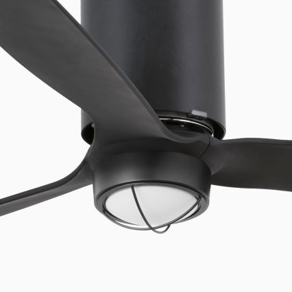 FARO 32043WP-10 - LED-Deckenventilator MINI TUBE FAN M LED/16W/230V schwarz d 128 cm SMART + Fernbedienung