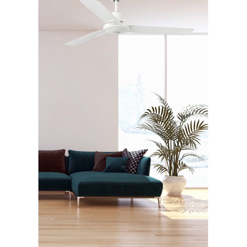 FARO 33005 - Ventilateur de plafond ECO INDUS blanc