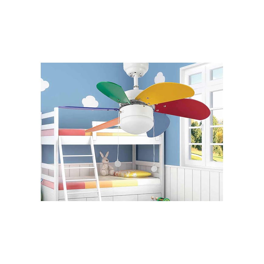 FARO 33179 - Ventilatore da soffitto PALAO 1xE14/40W/230V