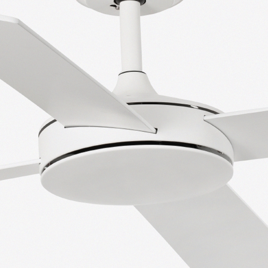 FARO 33350DC - Ventilatore da soffitto MALLORCA L bianco/marrone + telecomando