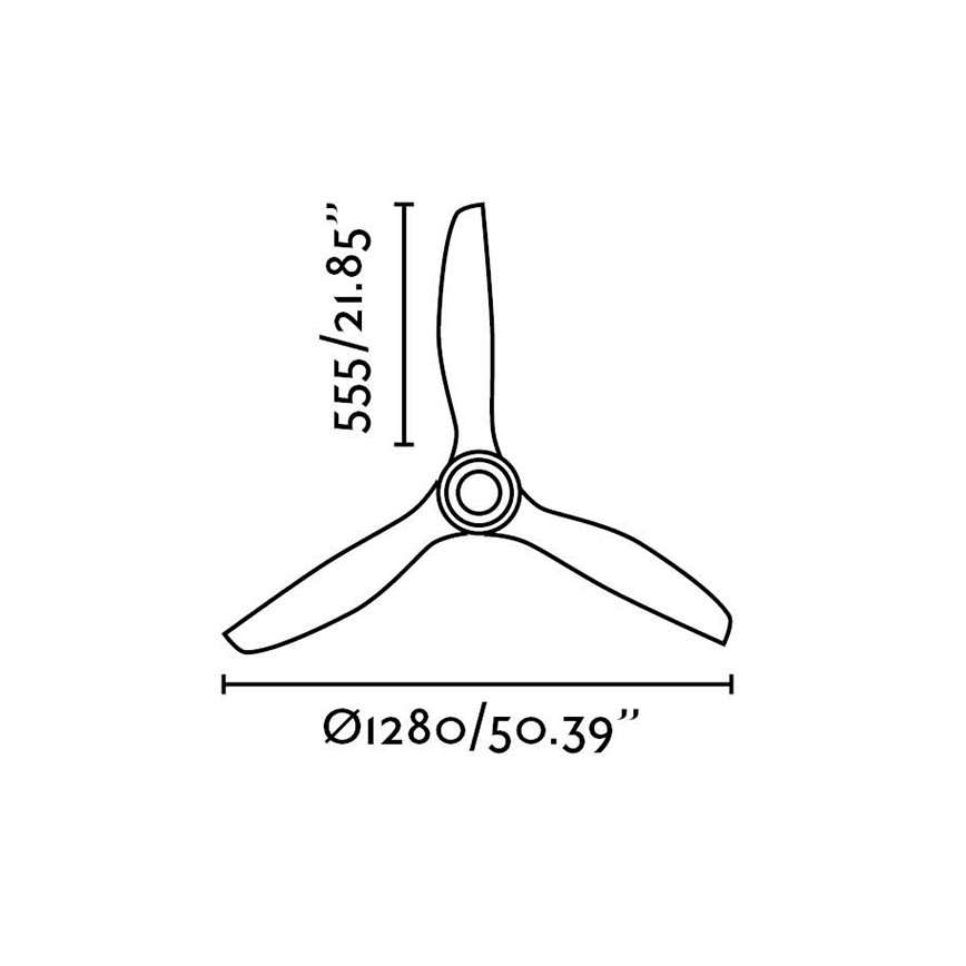 FARO 33382 - Deckenlüfter MINI ETERFAN