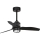 FARO 33424WT1N - Ventilatore da soffitto dimmerabile LED JUST FAN S LED/16W/230V Ø 81 cm nero Wi-Fi Tuya + telecomando