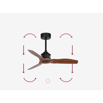 FARO 33425 - Ventilateur de plafond JUST FAN d. 81 cm + télécommande