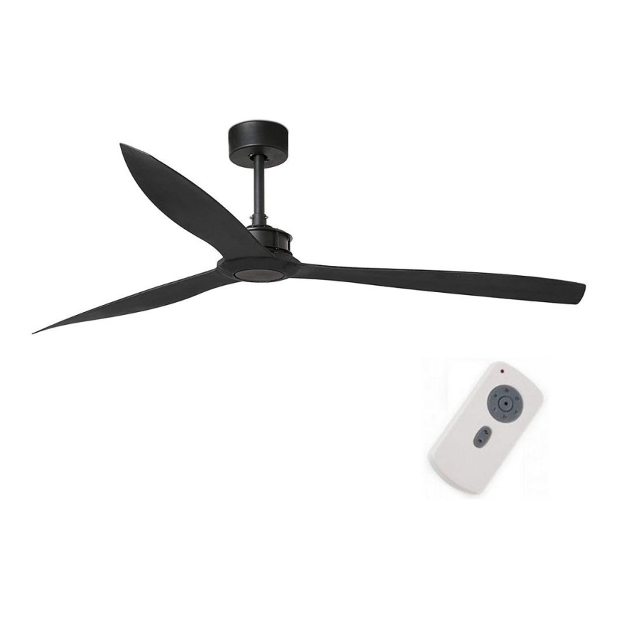 FARO 33432 - Ventilateur de plafond JUST FAN XL d. 178 cm noir + télécommande
