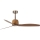 FARO 33436WT - Ventilateur de plafond WEAVER M Ø 128 cm brun/laiton Wi-Fi Tuya + télécommande