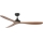 FARO 33447WT - Ventilateur de plafond GOTLAND L marron/noir d. 132 cm Wi-Fi Tuya + Télécommande