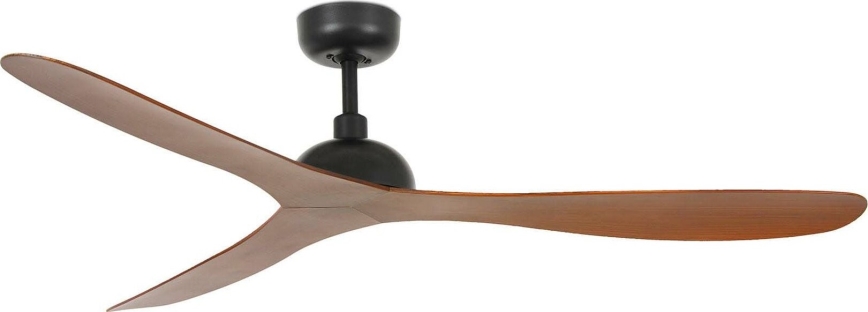FARO 33447WT - Ventilatore da soffitto GOTLAND L marrone/nero diametro 132 cm Wi-Fi Tuya + telecomando