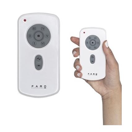 FARO 33465A - Ventilateur de plafond ANDROS XL chrome mat d. 213 cm + télécommande