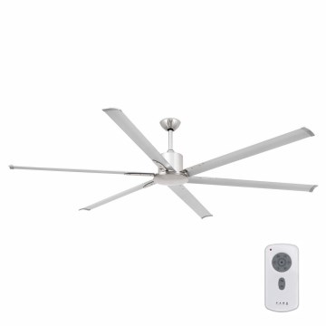 FARO 33465A - Ventilatore da soffitto ANDROS XL cromo opaco d.213 cm  + telecomando