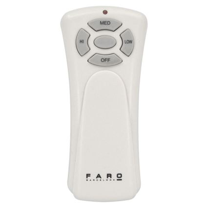FARO 33516DC - Ventilatore da soffitto LANTAU nero/marrone  d. 132cm + telecomando