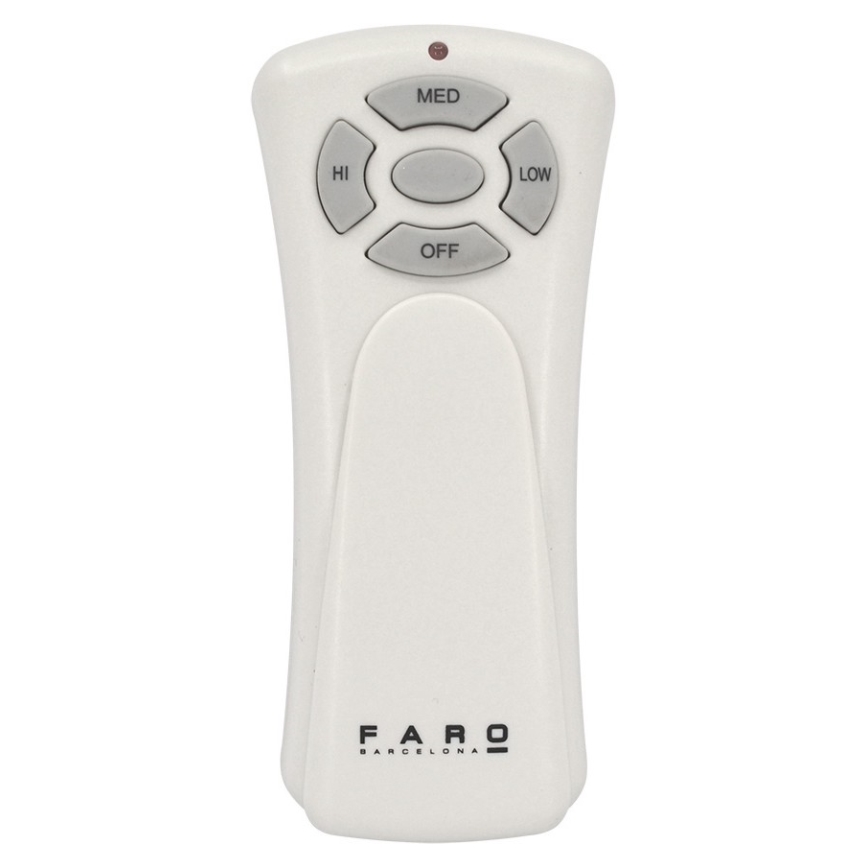 FARO 33516DC - Ventilatore da soffitto LANTAU nero/marrone  d. 132cm + telecomando
