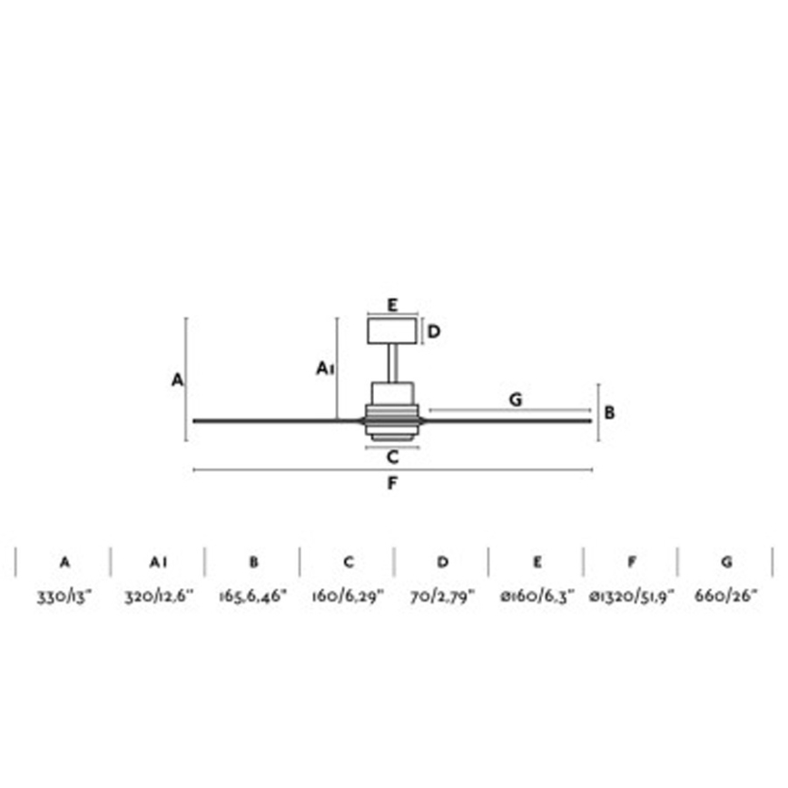 FARO 33518DC - Plafoniera LED LANTAU LED/15W/230V cromo opaco/legno + telecomando