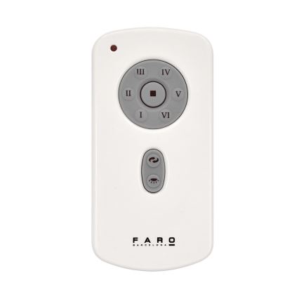 FARO 33722 - LED-Deckenventilator NU LED/18W/230V weiß d 132 cm + Fernbedienung