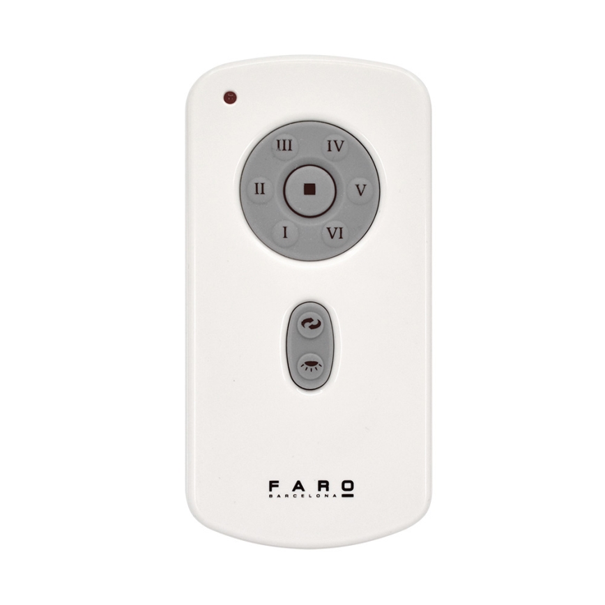 FARO 33722 - LED-Deckenventilator NU LED/18W/230V weiß d 132 cm + Fernbedienung