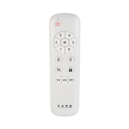 FARO 33725 - Ventilateur de plafond HYDRA LED/20W/230V d. 132 cm + télécommande