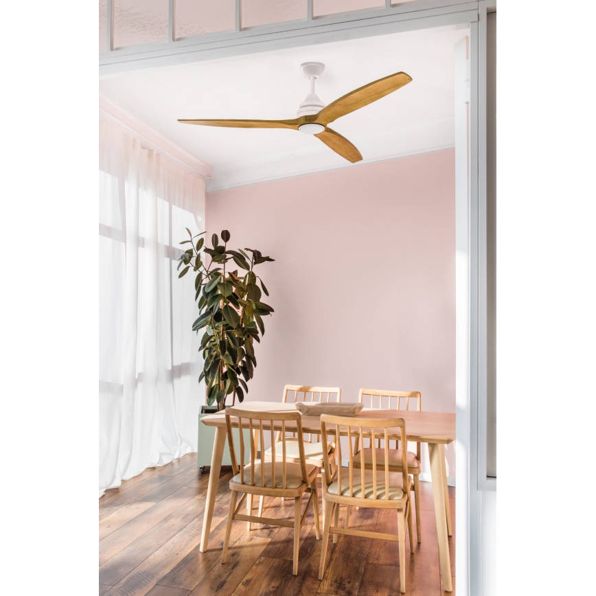FARO 33727DC - Dimmbarer LED-Ventilator ALO LED/20W/230V 2700/4000/6500K d 152 cm + Fernbedienung