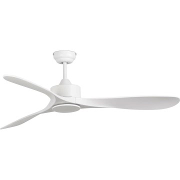 FARO 33750DCWT - Ventilateur de plafond LUZON L blanc d. 132 cm Wi-Fi Tuya + Télécommande