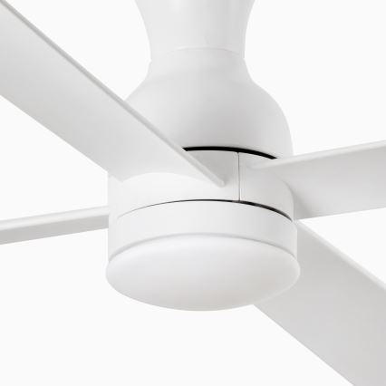 FARO 33756 - LED-Deckenventilator FRASER LED/16W/230V weiß d 120 cm + Fernbedienung