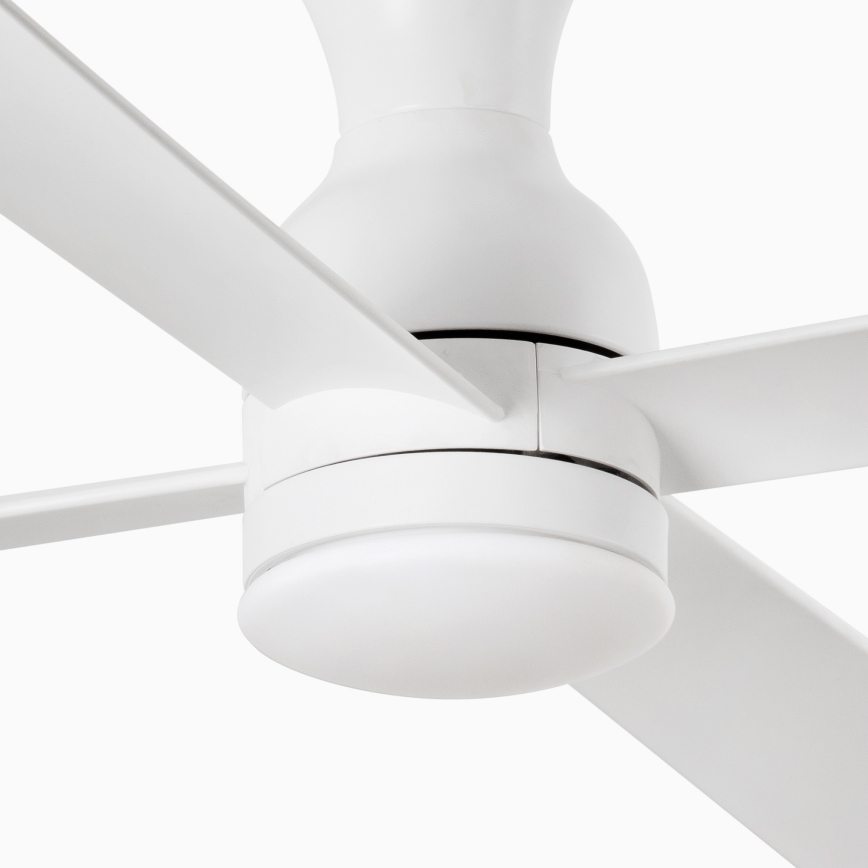 FARO 33756 - LED-Deckenventilator FRASER LED/16W/230V weiß d 120 cm + Fernbedienung