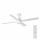 FARO 33756 - LED-Deckenventilator FRASER LED/16W/230V weiß d 120 cm + Fernbedienung