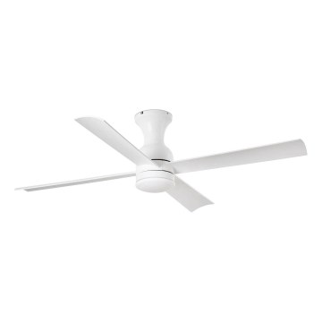 FARO 33756WT - LED-Deckenventilator FRASER XL LED/16W/230V weiß d 120 cm Wi-Fi Tuya + Fernbedienung