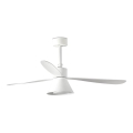 FARO 33760WT-22 - Ventilatore da soffitto dimmerabile a LED AMELIA L CONE LED/20W/230V 2700/3500/5000K bianco diametro 132 cm Wi-Fi Tuya + telecomando