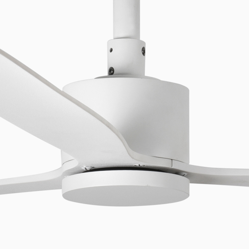 FARO 33760WT - Ventilateur de plafond AMELIA L blanc d. 132 cm Wi-Fi Tuya + Télécommande