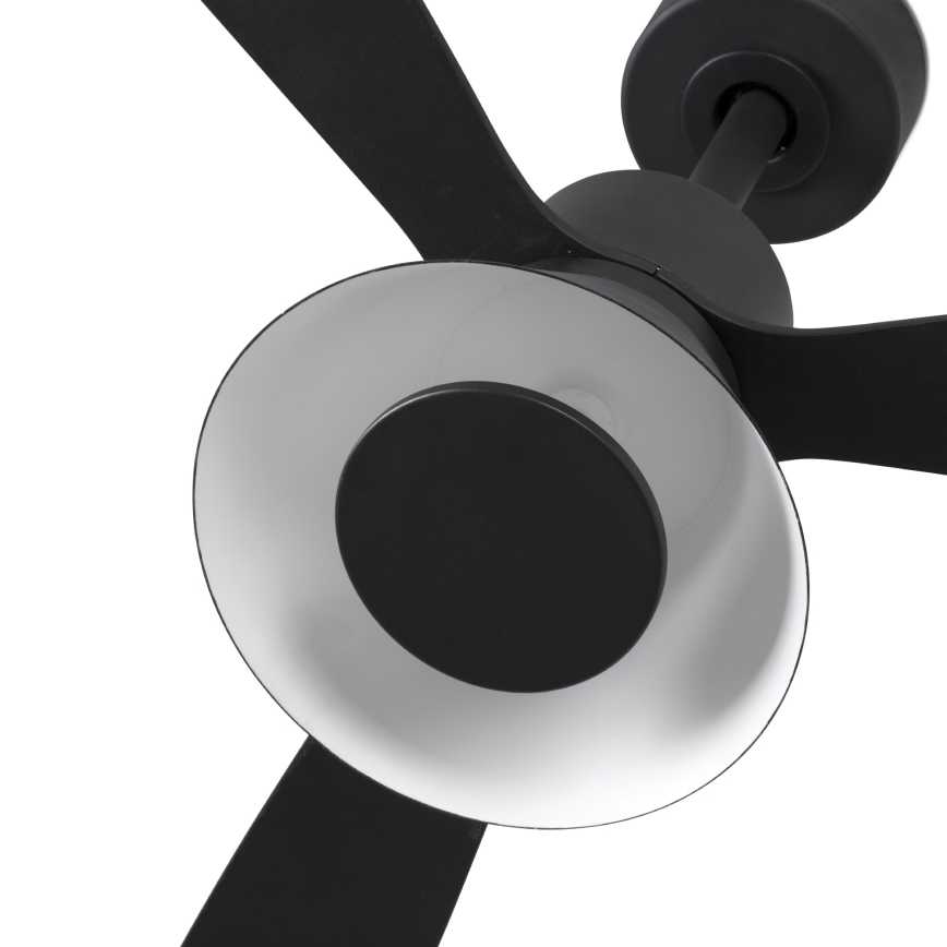 FARO 33761WT-23 - Ventilateur de plafond à intensité variable AMELIA L CONE LED/20W/230V 2700/3500/5000K noir d. 132 cm Wi-Fi Tuya + Télécommande