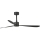 FARO 33761WT - Ventilatore da soffitto AMELIA L nero diametro 132 cm Wi-Fi Tuya + telecomando