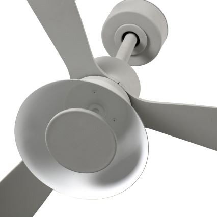 FARO 33762WT-24 - Ventilatore da soffitto dimmerabile a LED AMELIA L CONE LED/20W/230V 2700/3500/5000K grigio diametro 132 cm Wi-Fi Tuya + telecomando