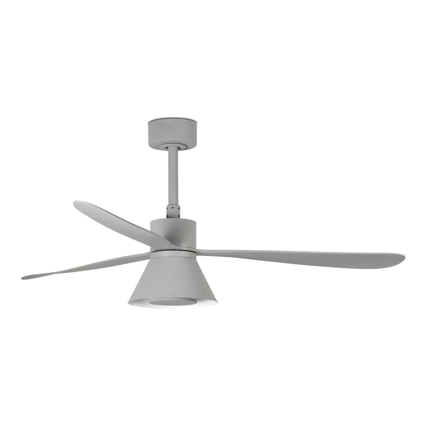 FARO 33762WT-24 - Ventilatore da soffitto dimmerabile a LED AMELIA L CONE LED/20W/230V 2700/3500/5000K grigio diametro 132 cm Wi-Fi Tuya + telecomando
