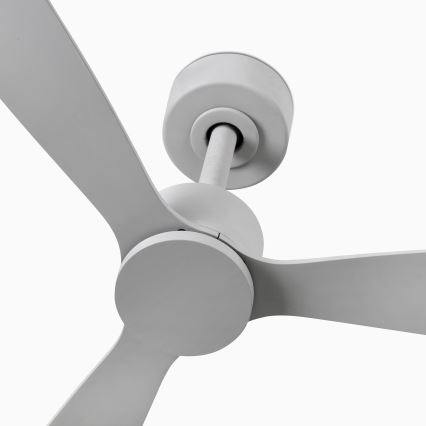 FARO 33762WT - Ventilateur de plafond AMELIA L gris d. 132 cm Wi-Fi Tuya + Télécommande