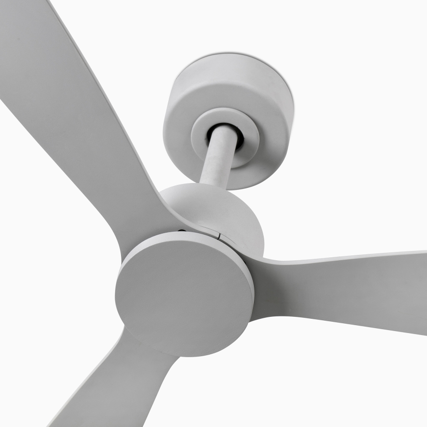 FARO 33762WT - Ventilateur de plafond AMELIA L gris d. 132 cm Wi-Fi Tuya + Télécommande