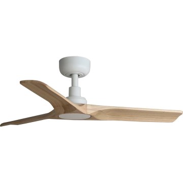 FARO 33805WT - Deckenventilator HEYWOOD S Holz/weiß d 90 cm Wi-Fi Tuya + Fernbedienung