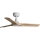 FARO 33805WT - Ventilateur de plafond HEYWOOD S bois/blanc d. 90 cm Wi-Fi Tuya + Télécommande