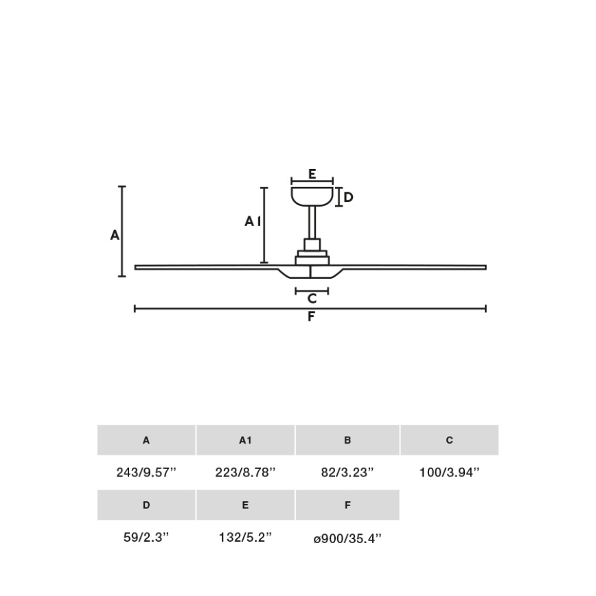 FARO 33805WT - Ventilatore da soffitto HEYWOOD S legno/bianco diametro 90 cm Wi-Fi Tuya + telecomando
